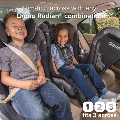Diono Radian 3QXT+ FirstClass SafePlus Narrow All-in-One Convertible Car Seat - Black Jet - 53000-DIONO