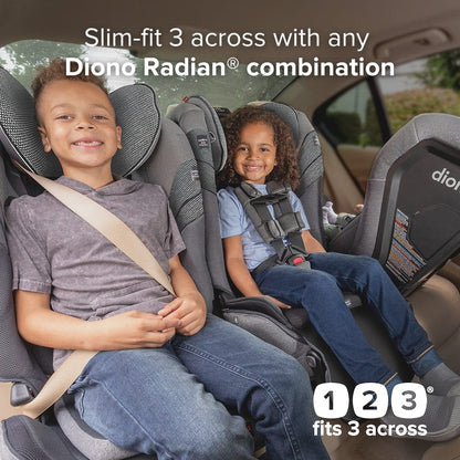 Diono Radian 3QXT+ FirstClass SafePlus Narrow All-in-One Convertible Car Seat - Gray Slate - 53001-DIONO