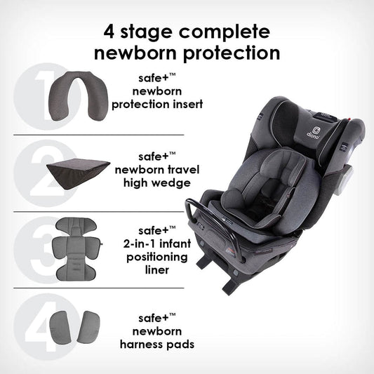 Diono Radian 3QXT Narrow All-in-One Convertible Car Seat - Gray Slate