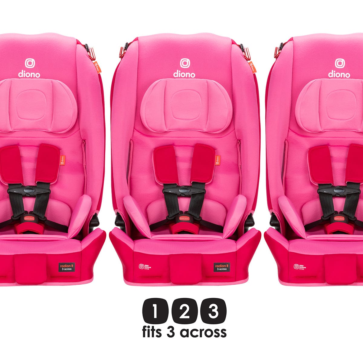 Diono Radian 3R Narrow All-in-One Convertible Car Seat - Pink Cotton Candy - 50644-DIONO
