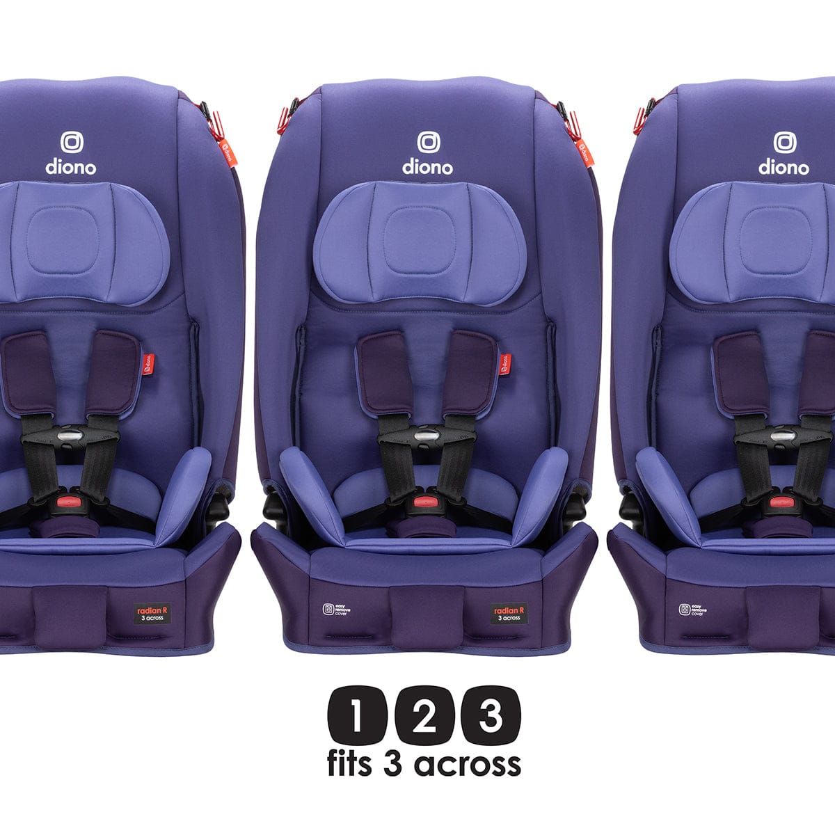 Diono Radian 3R Narrow All-in-One Convertible Car Seat - Purple Wildberry - 50643-DIONO