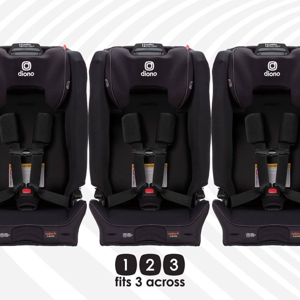 Diono Radian 3R SafePlus All-in-One Convertible Car Seat - Jet Black - 50630-NA-01