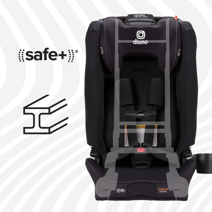 Diono Radian 3R SafePlus All-in-One Convertible Car Seat - Jet Black - 50630-NA-01