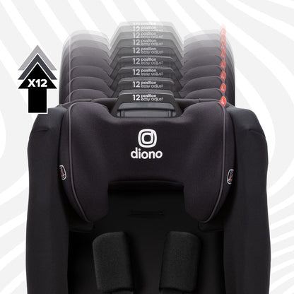 Diono Radian 3R SafePlus All-in-One Convertible Car Seat - Jet Black - 50630-NA-01