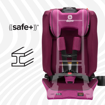 Diono Radian 3R SafePlus All-in-One Convertible Car Seat - Purple Plum - 50637-NA-01
