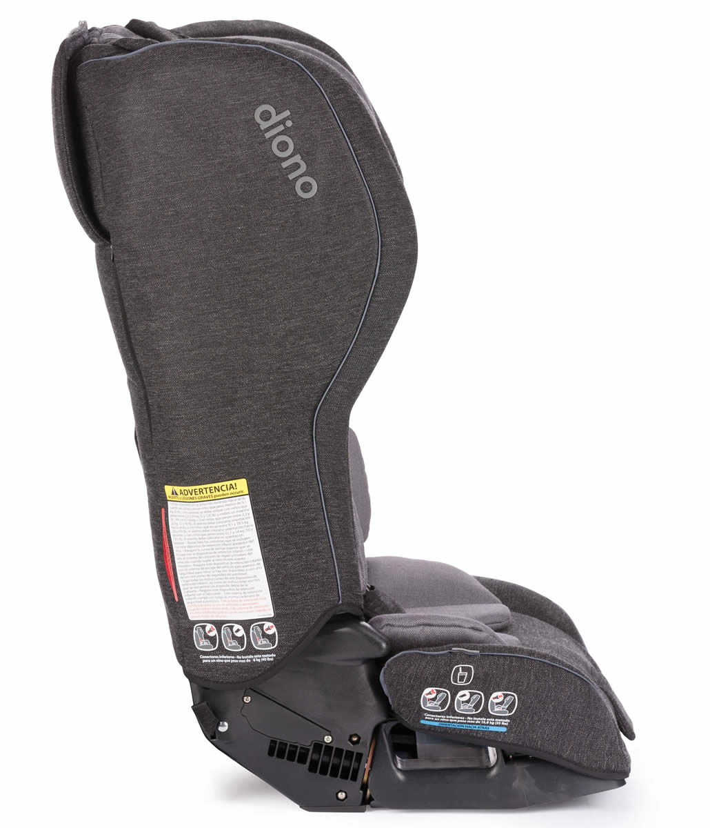 Diono Rainier 2 AXT All-in-One Convertible Car Seat + Booster - Dark Grey - 50211