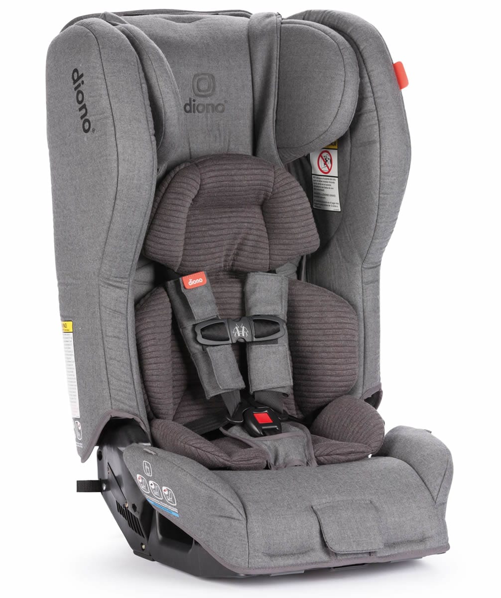Diono Rainier 2 AXT All-in-One Convertible Car Seat + Booster - Dark Grey Wool - 50216
