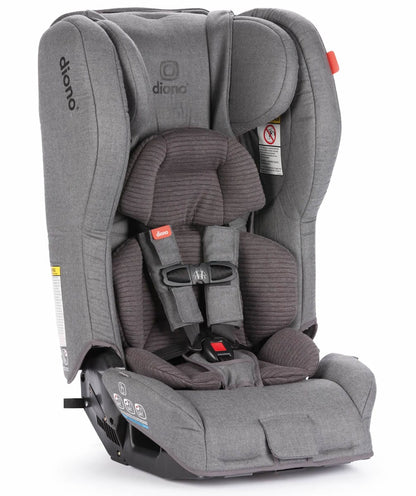 Diono Rainier 2 AXT All-in-One Convertible Car Seat + Booster - Dark Grey Wool - 50216