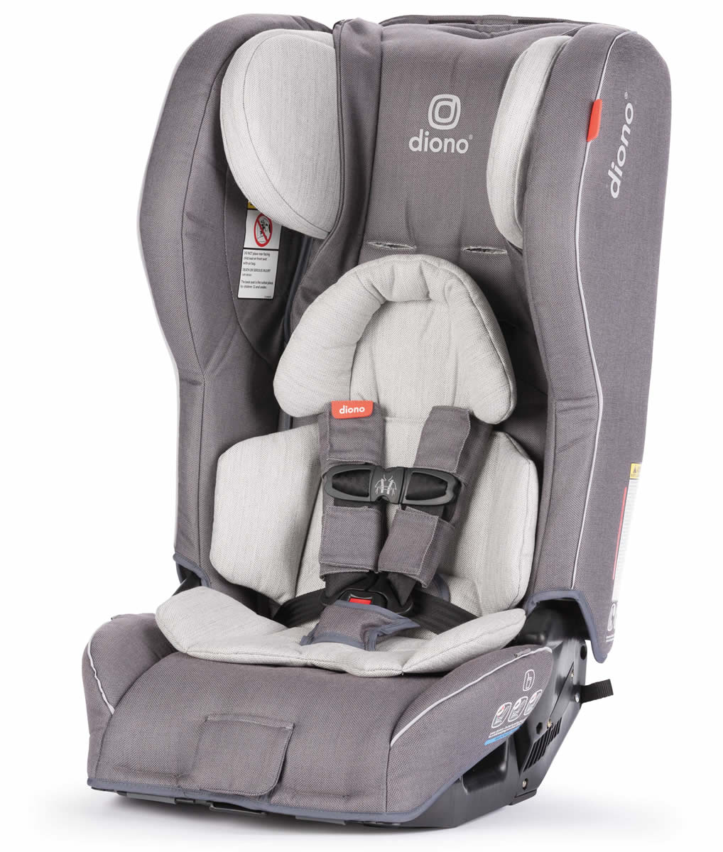 Diono Rainier 2 AXT All-in-One Convertible Car Seat + Booster - Grey Oyster