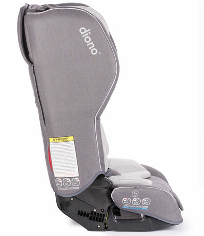 Diono Rainier 2 AXT All-in-One Convertible Car Seat + Booster - Grey Oyster