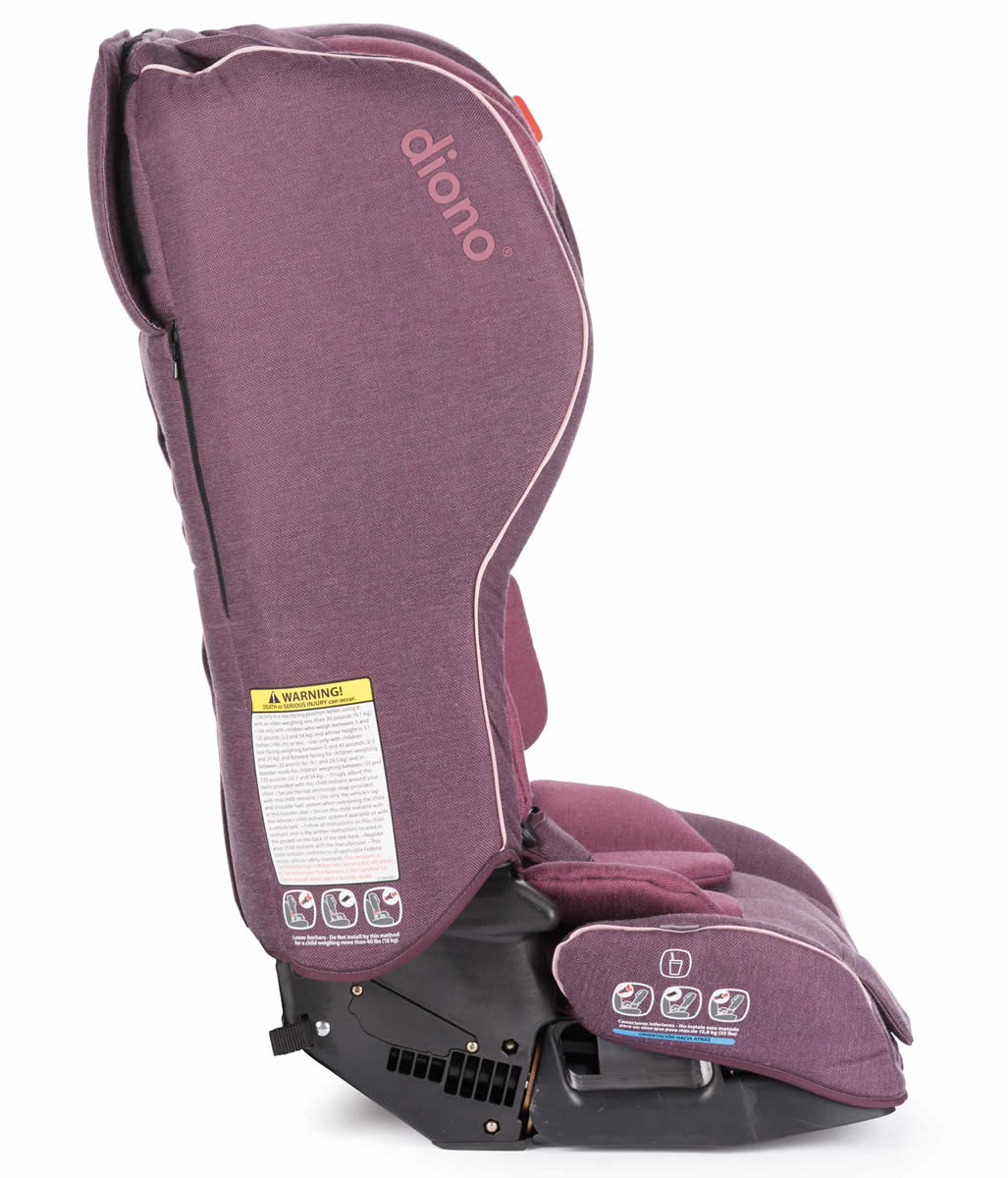 Diono Rainier 2 AXT All-in-One Convertible Car Seat + Booster - Plum