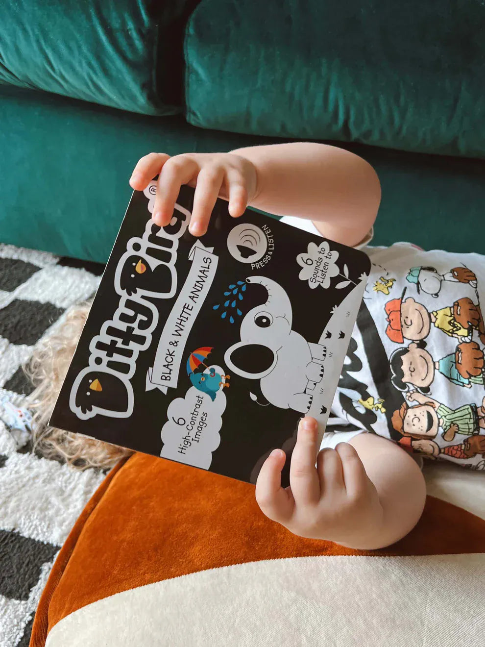 Ditty Bird Musical Books - Black and White Animals - 010-UC