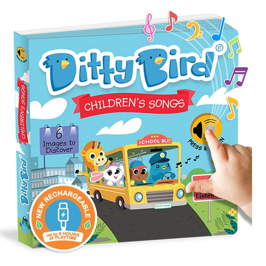 Ditty Bird Musical Books - Children's Songs - 027-UC