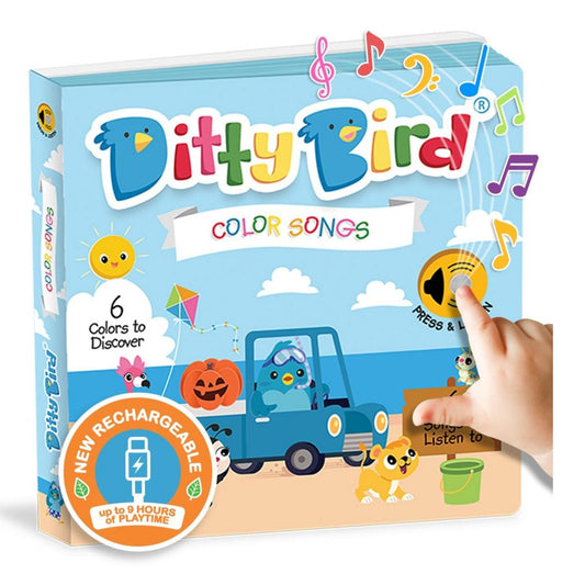 Ditty Bird Musical Books - Color Songs - 041-UC