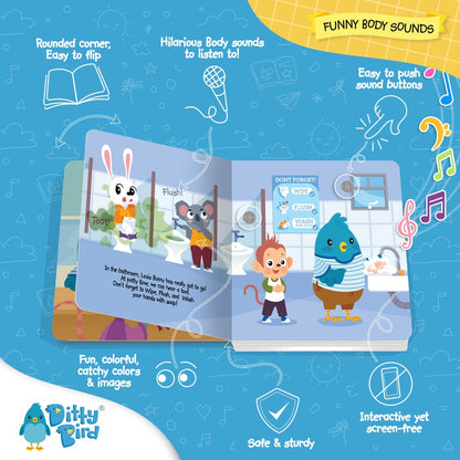Ditty Bird Musical Books - Funny Body Sounds