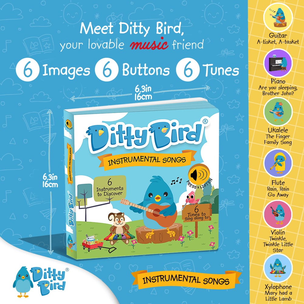 Ditty Bird Musical Books - Instrumental Songs