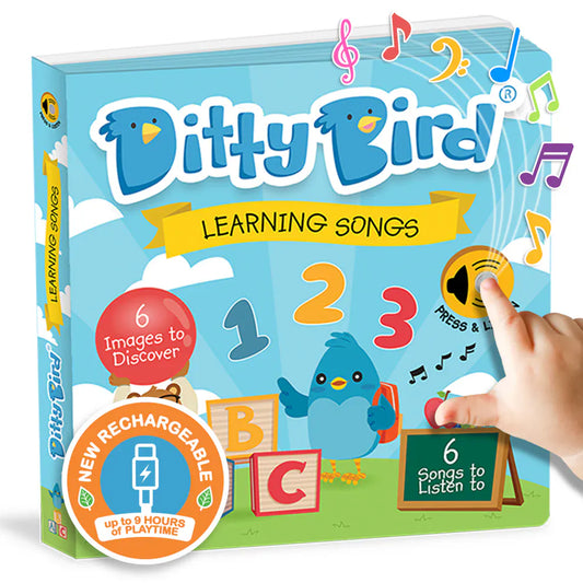 Ditty Bird Musical Books - Learning Songs - 033-UC