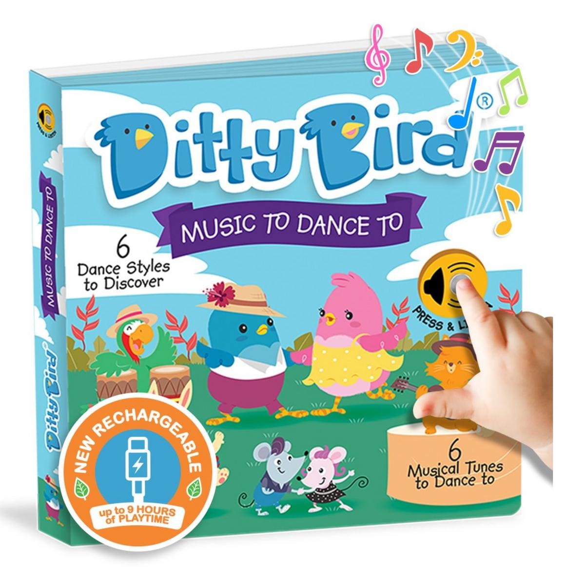 Ditty Bird Musical Books - Music to Dance to - 011-UC