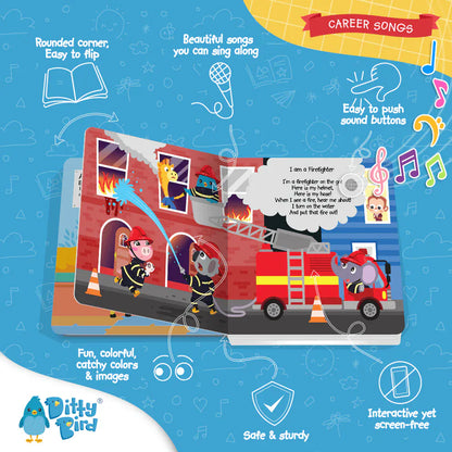 Ditty Bird Musical Books - When I Grow Up Songs - 037-UC