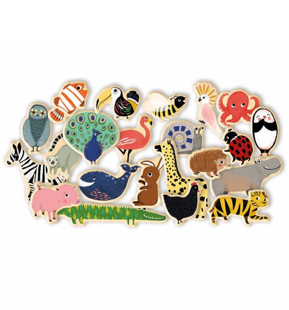 Djeco Wooden Magnets - Magnimo - DJ03124