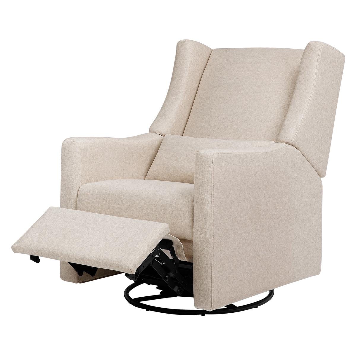 Babyletto Kiwi Recliner and Swivel Glider - Performance Beach Eco-Weave - M11277PBEW