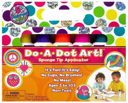 Do A Dot Art Markers, 5-Pack - Tutti Frutti Shimmer - 109-DOADOT