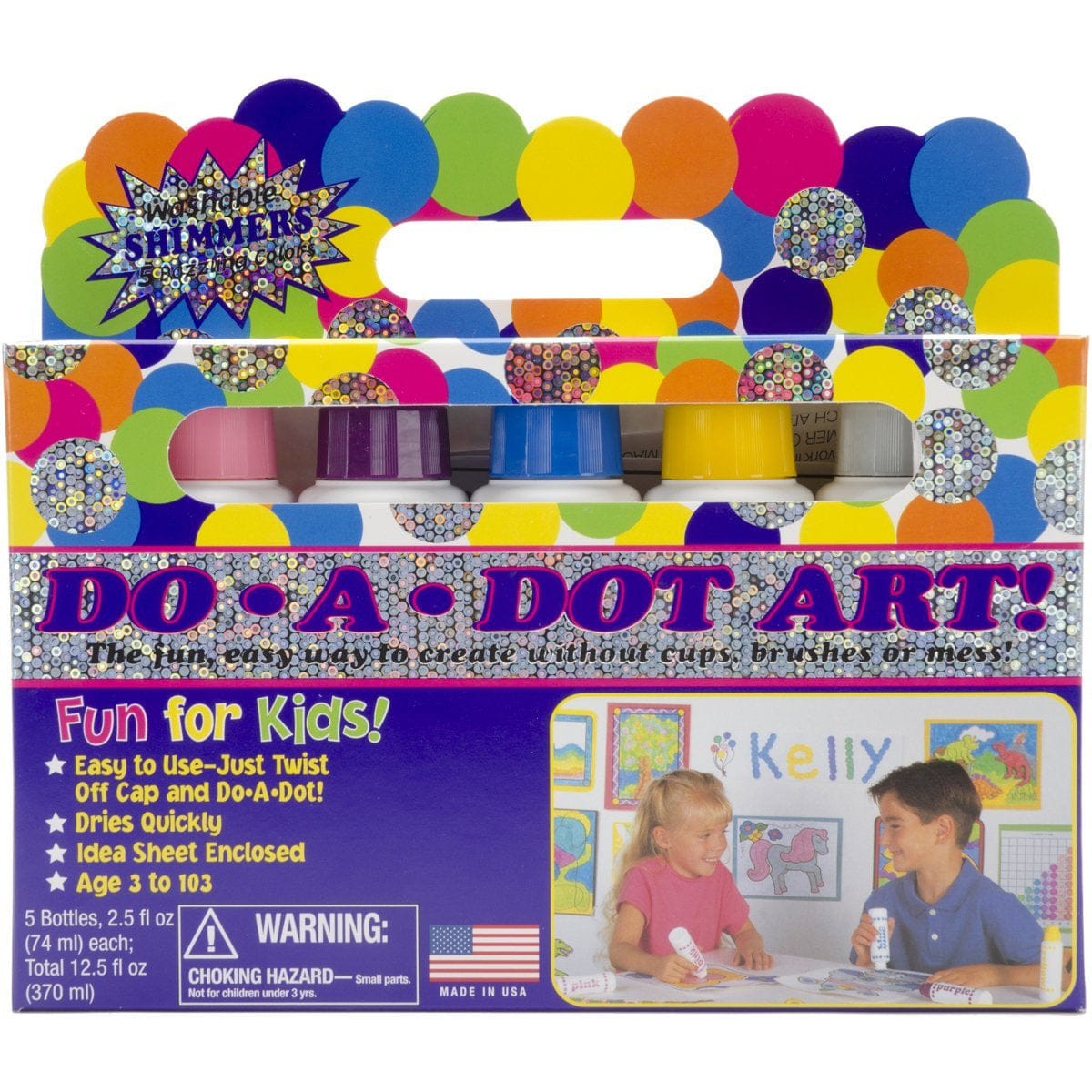 Do A Dot Art Markers, 5pk - Shimmers - 104-DOADOT