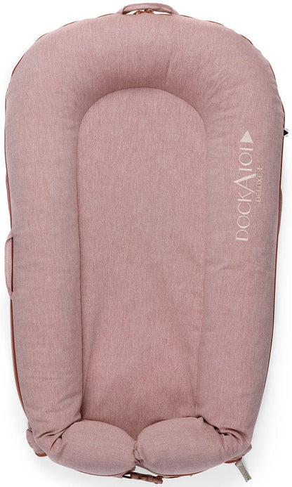 DockATot Deluxe+ Dock Infant Lounger - Ginger Chambray