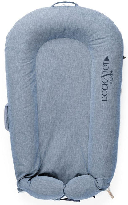 DockATot Deluxe+ Dock Infant Lounger - Indigo Chambray