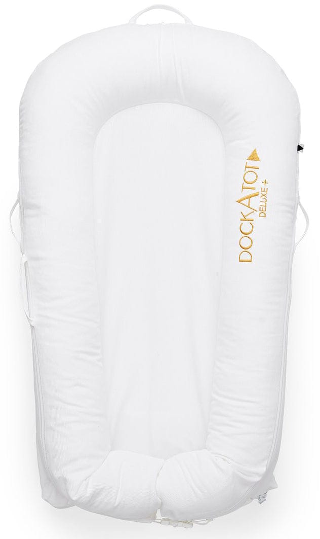 DockATot Deluxe+ Dock Infant Lounger - Pristine White