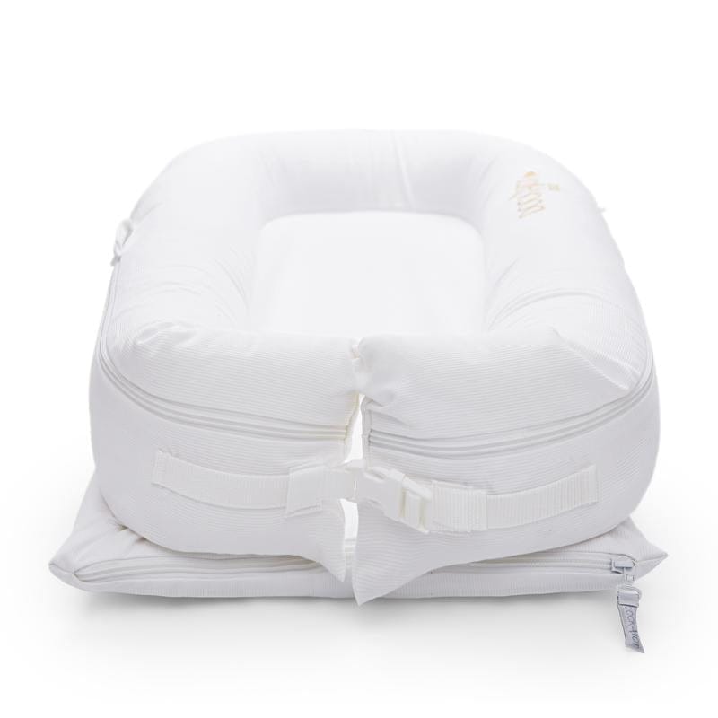 DockATot Deluxe+ Dock Infant Lounger - Pristine White