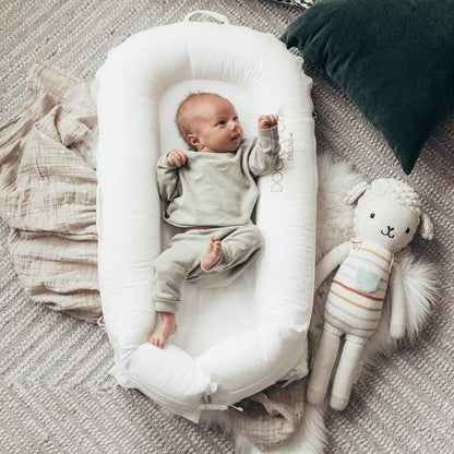 DockATot Deluxe+ Dock Infant Lounger - Pristine White