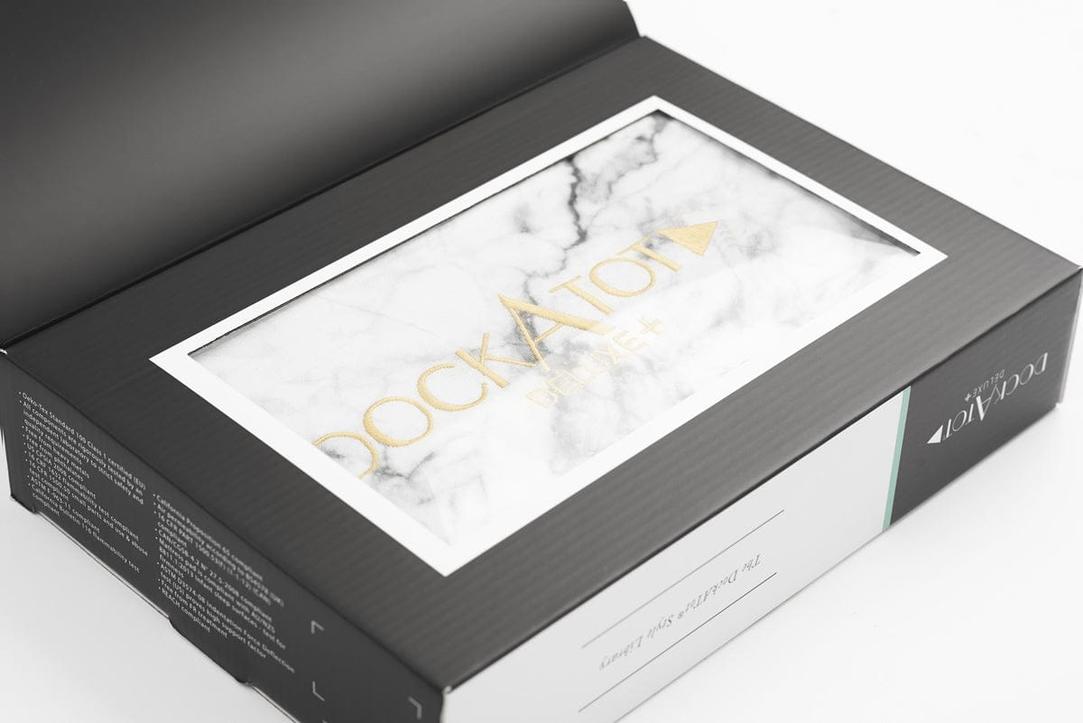 DockATot Deluxe+ Dock Cover - Carrara Marble