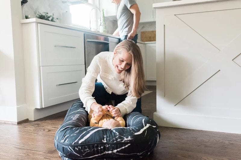 DockATot Grand Dock Toddler Lounger - Black Marble - 10230-DOCK