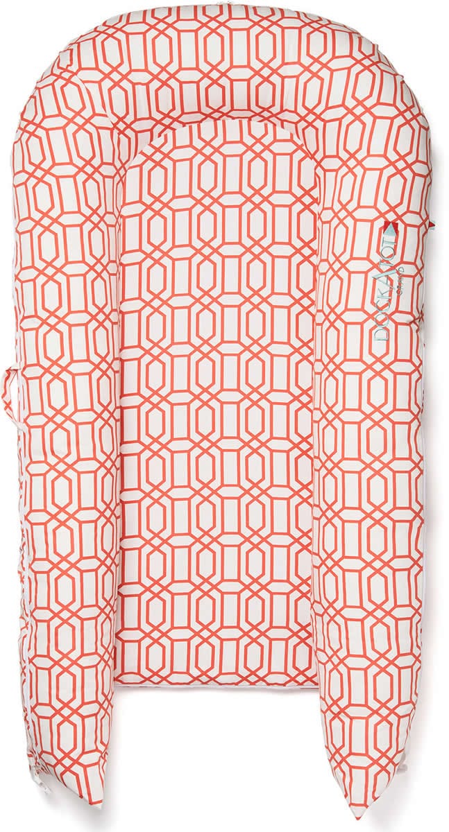DockATot Grand Dock Toddler Lounger - Coral Trellis