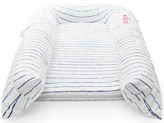 DockATot Grand Dock Toddler Lounger - Mariniere - 10233-DOCK