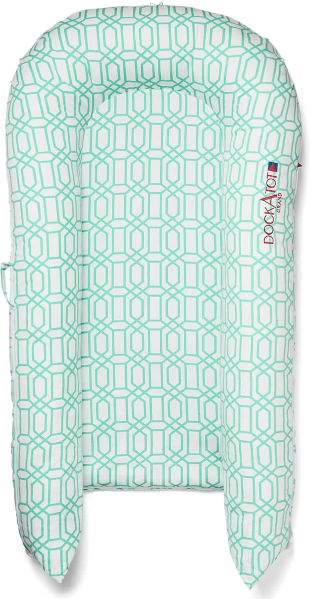 DockATot Grand Dock Toddler Lounger - Minty Trellis