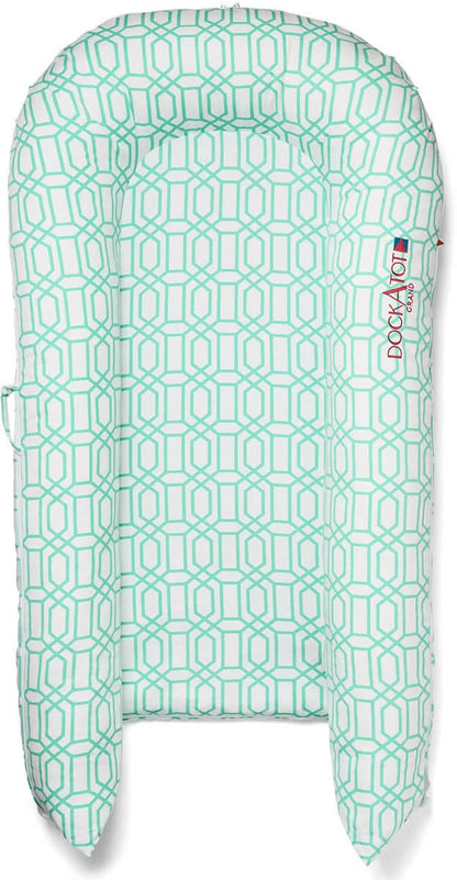 DockATot Grand Dock Toddler Lounger - Minty Trellis