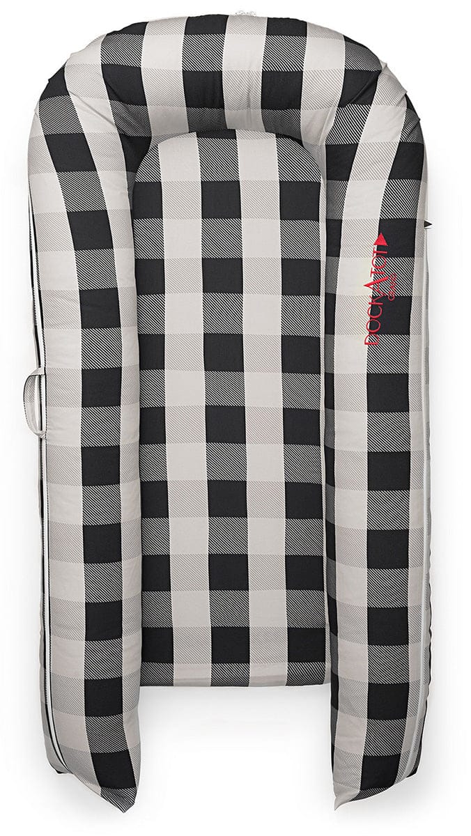 DockATot Grand Dock Toddler Lounger - Charcoal Buffalo
