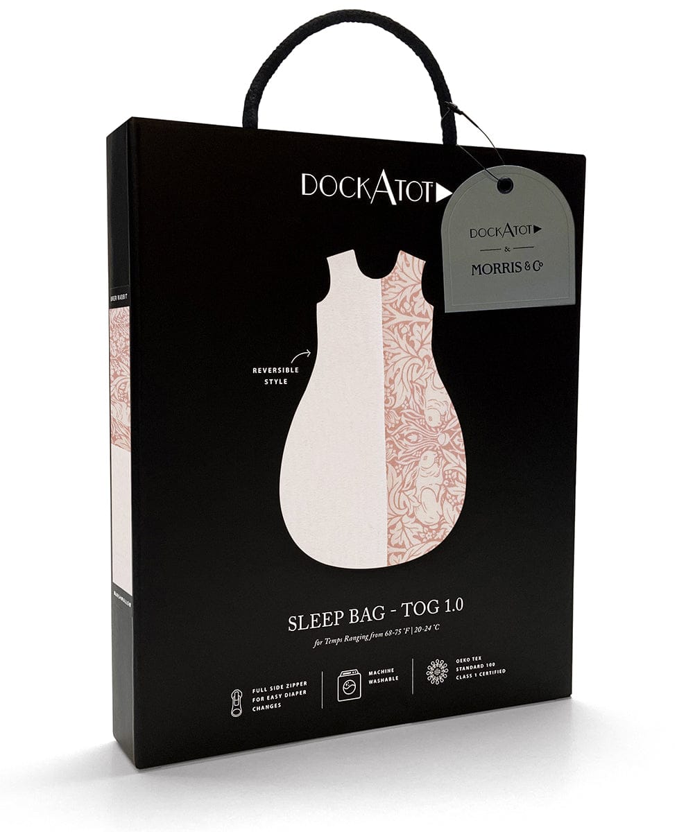 DockATot Sleep Bag, 6-18 months, TOG 1.0 - Brer Rabbit / Marshmallow - 62561-0618T1