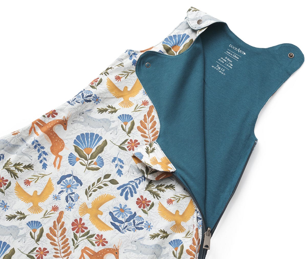 DockATot Sleep Bag, 6-18 months, TOG 1.0 - Woodland - 625127-0618T1