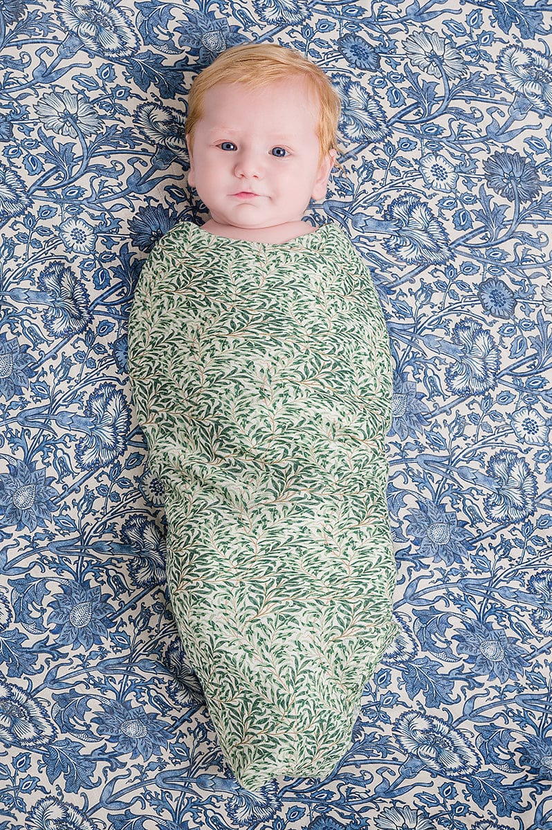 DockATot Swaddle Set - Pink & Rose / Willow Boughs - 615116-DOCK