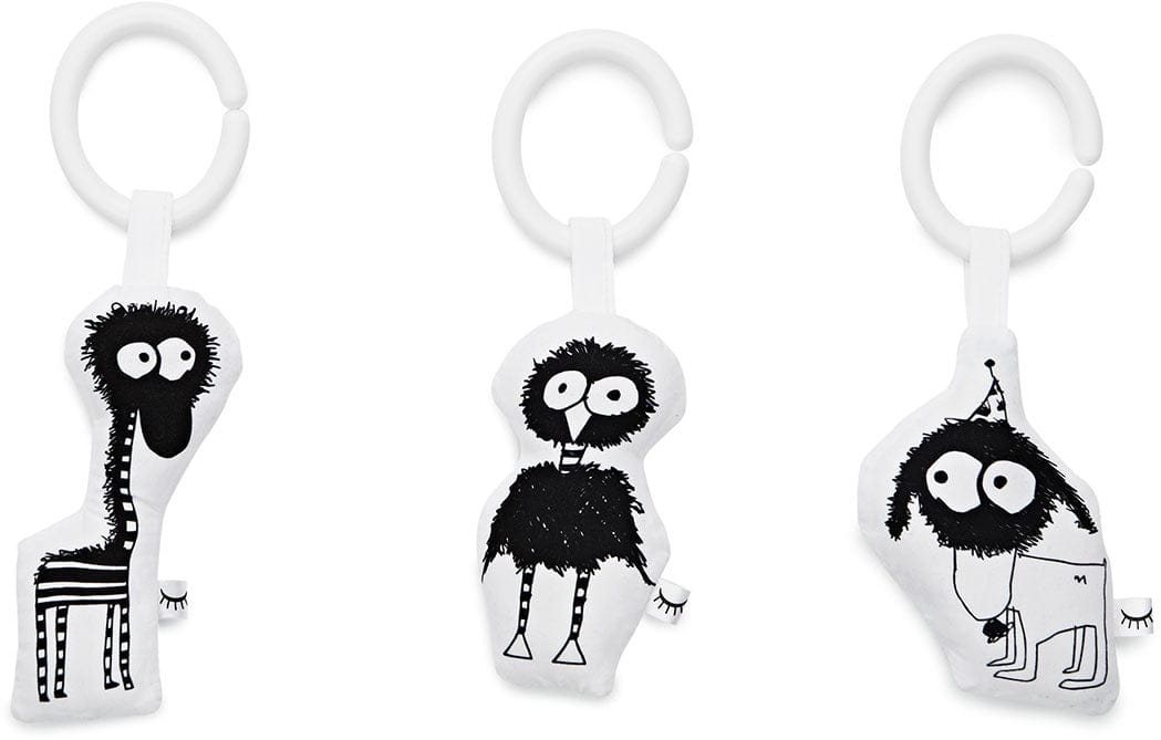 DockATot Toy Set - Fuzzy Pals (Dog/Ostrich/Giraffe)