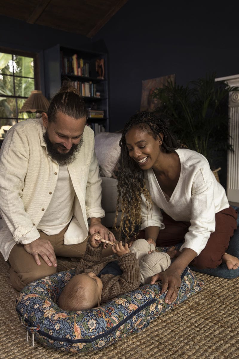 DockATot x William Morris Deluxe+ Dock Cover - Strawberry Thief - 20362-DOCK