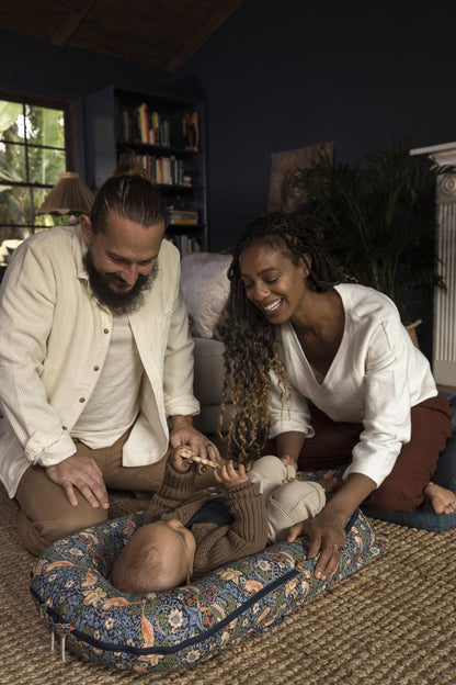 DockATot x William Morris Deluxe+ Dock Cover - Strawberry Thief - 20362-DOCK