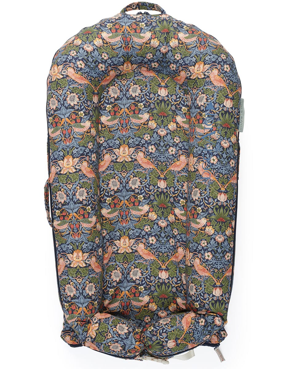 DockATot x William Morris Deluxe+ Dock - Strawberry Thief - 10362-DOCK