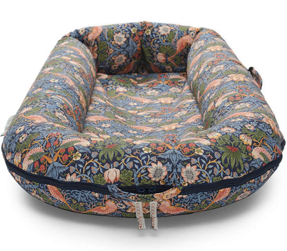 DockATot x William Morris Deluxe+ Dock - Strawberry Thief - 10362-DOCK