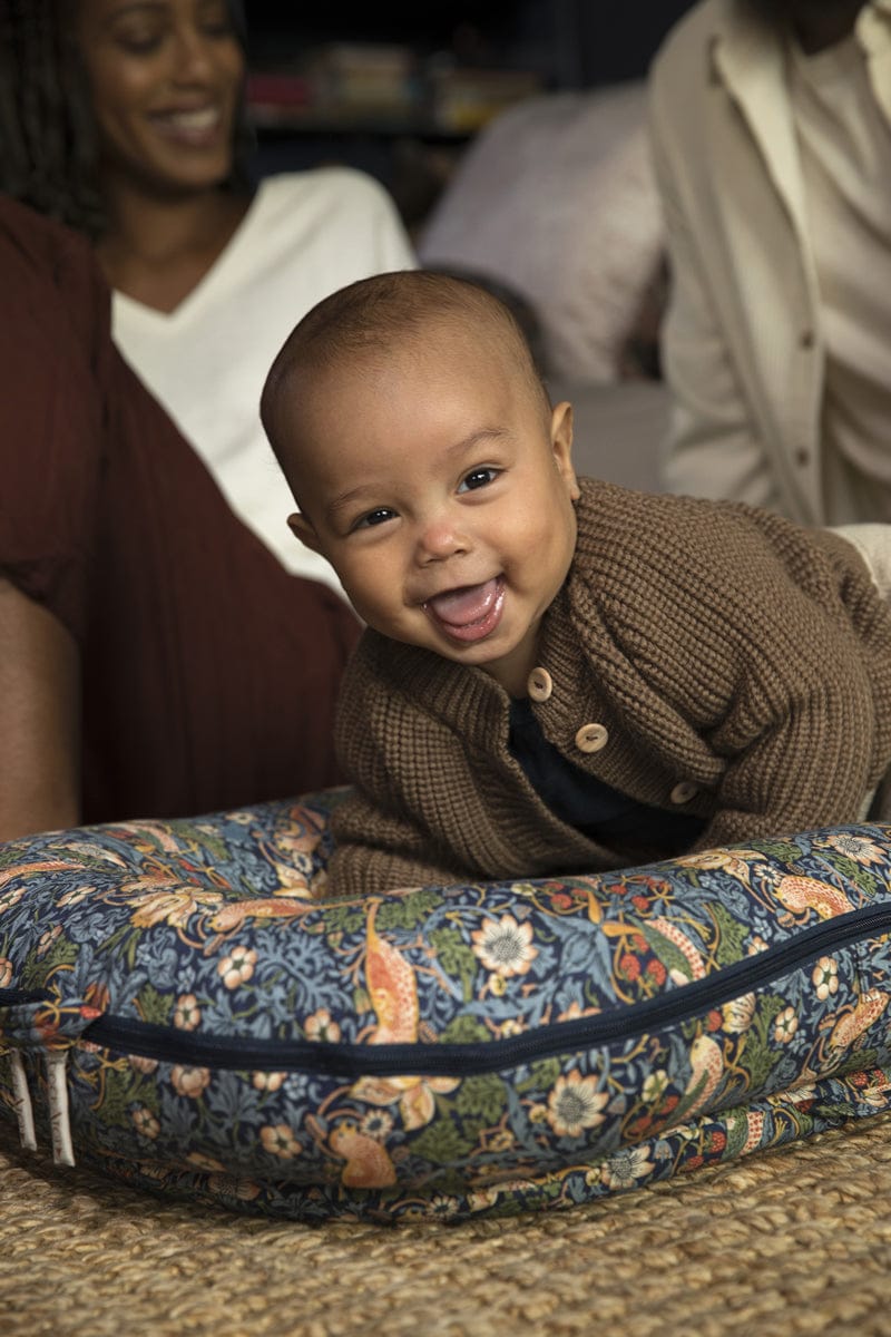 DockATot x William Morris Deluxe+ Dock - Strawberry Thief - 10362-DOCK