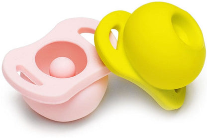 Doddle & Co. The Pop Pacifier, 2 Pack - Make Me Blush + Pick Up Lime