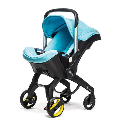 Doona Infant Car Seat + Accessory Bundle - Sky (Turquoise) - SP101-10-102-003